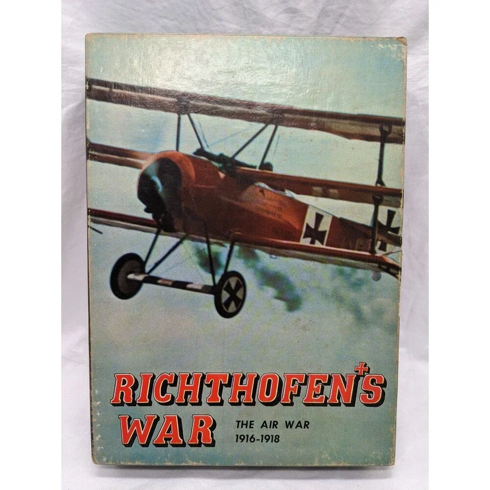Vintage Avalon Hill Richthofens War The Air War 1916-1918 Bookcase Board Game